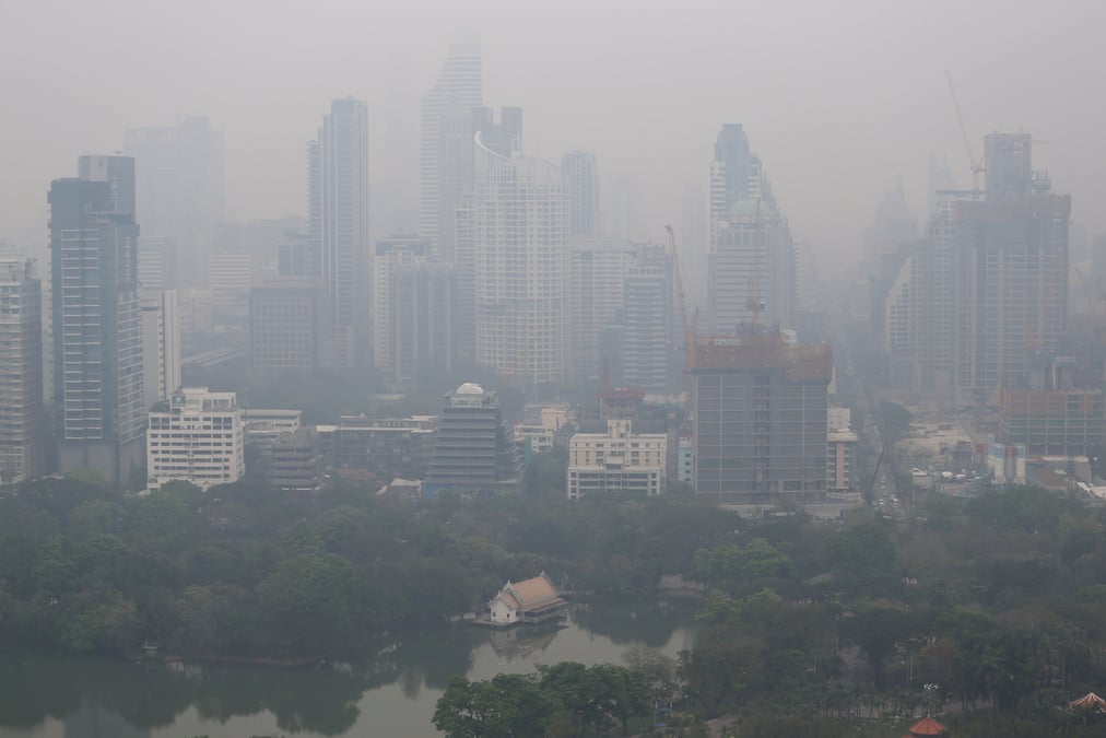 La pollution de l'air atteint un niveau alarmant a bangkok