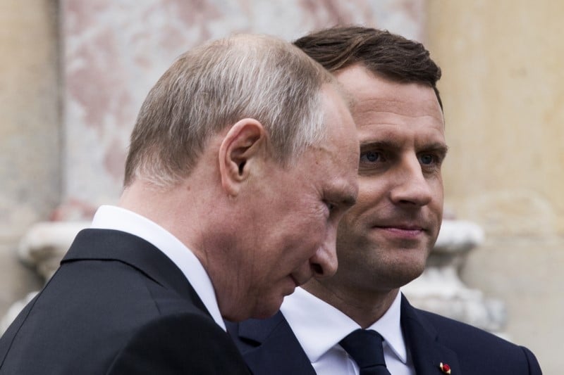 Macron se rendra bien en russie fin mai malgre les tensions