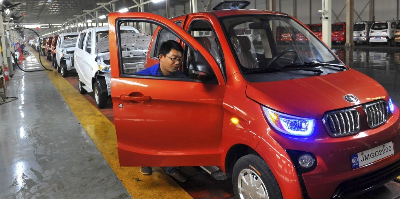 Le marche automobile chinois en hausse de 4% en mars