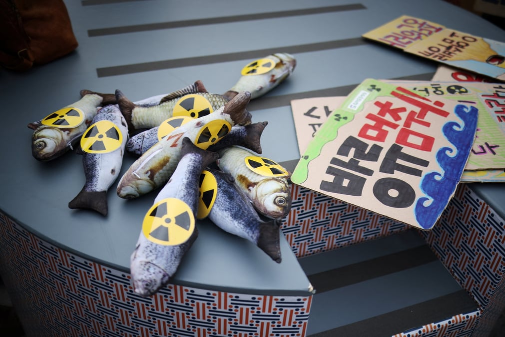 Inquiétudes au Japon après les premiers rejets d'eaux usées de la centrale nucléaire de Fukushima dans l'océan Pacifique