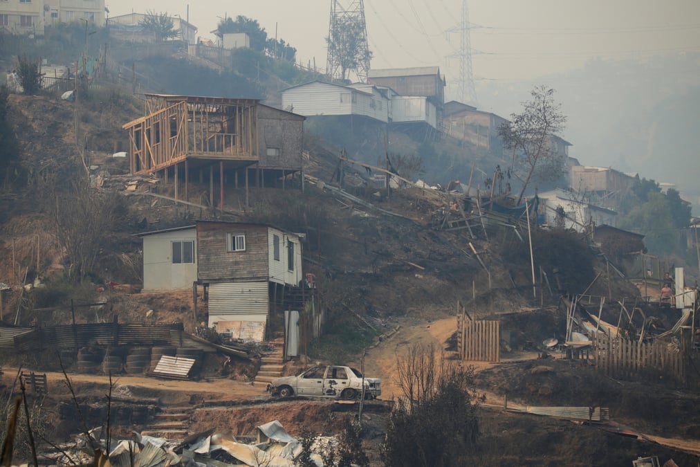 Les incendies de foret au chili