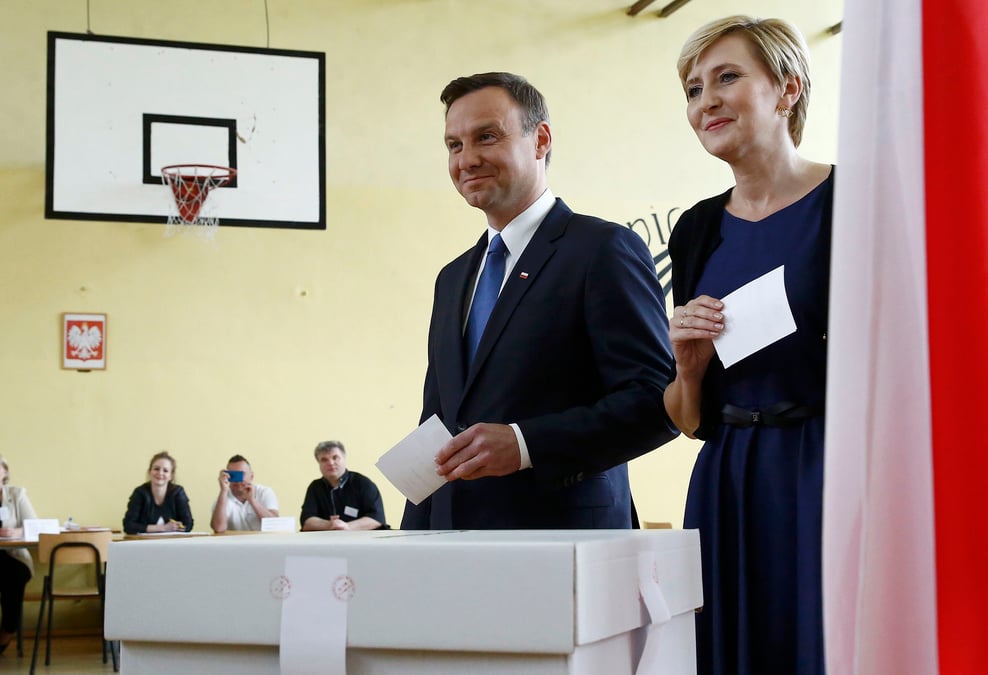 Second tour de l'election presidentielle en pologne