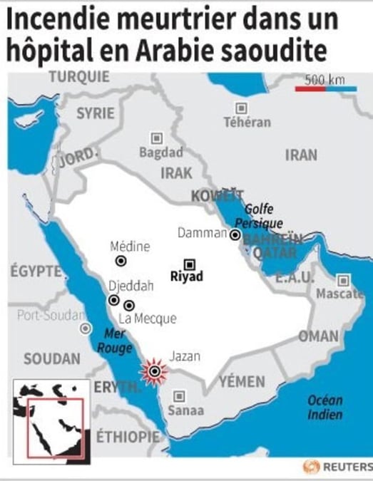 Incendie meurtrier dans un hopital en arabie-saoudite