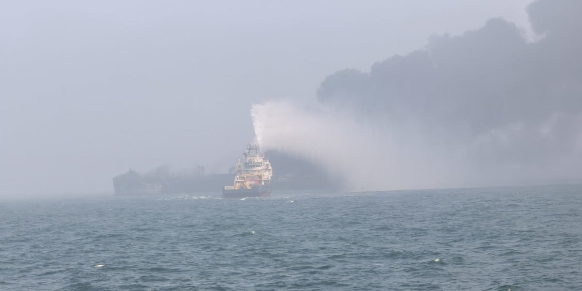 Le pétrolier Stena Immaculate, battant pavillon américain et affrété par l’armée américaine, se trouvait au mouillage lorsqu’il a été « percuté par le porte-conteneurs Solong » lundi.