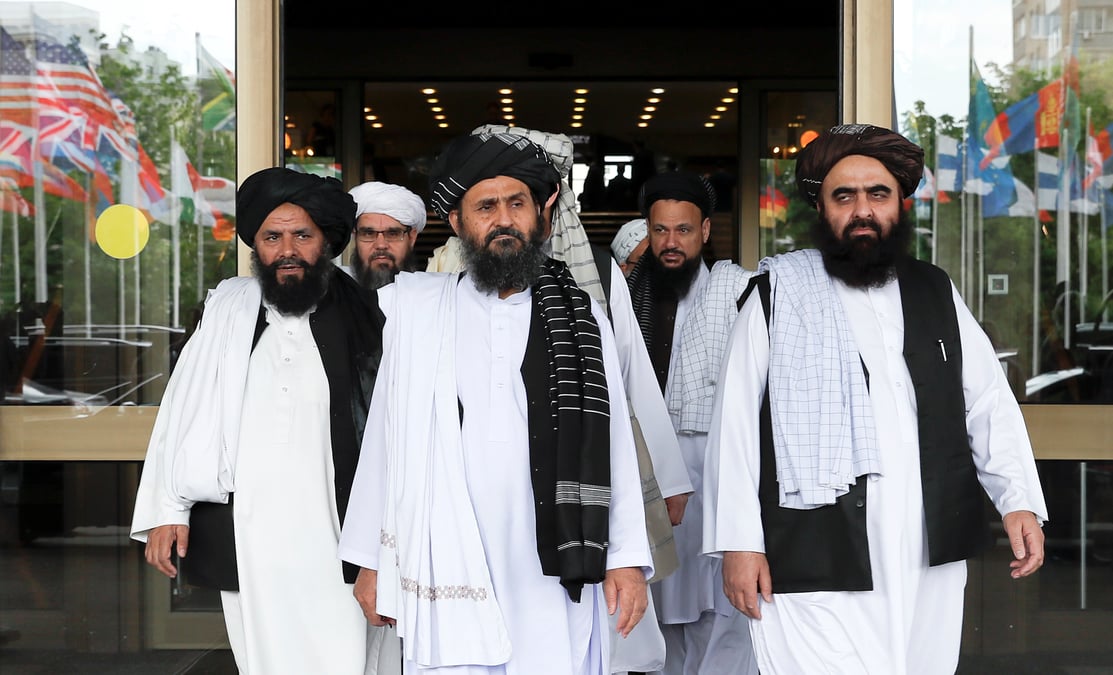 Une delegation taliban a moscou apres l'echec des discussions avec les usa