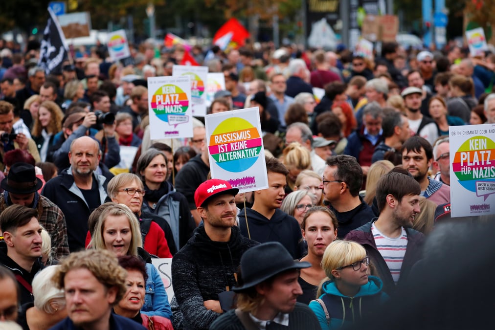 Nouvelles manifestations a chemnitz