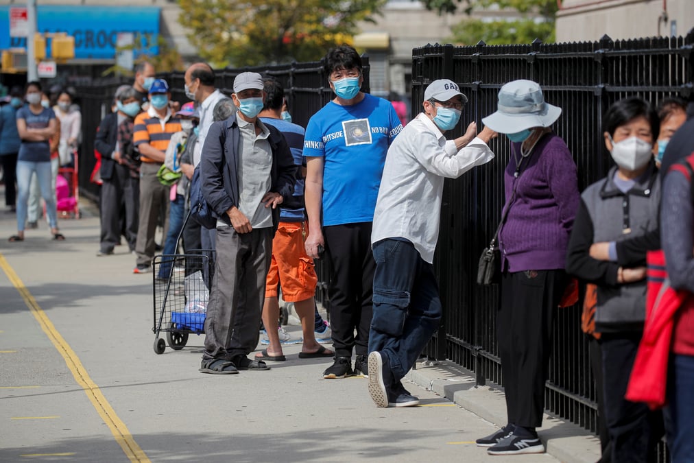 Coronavirus/usa: masque obligatoire sous peine d'amende a new york