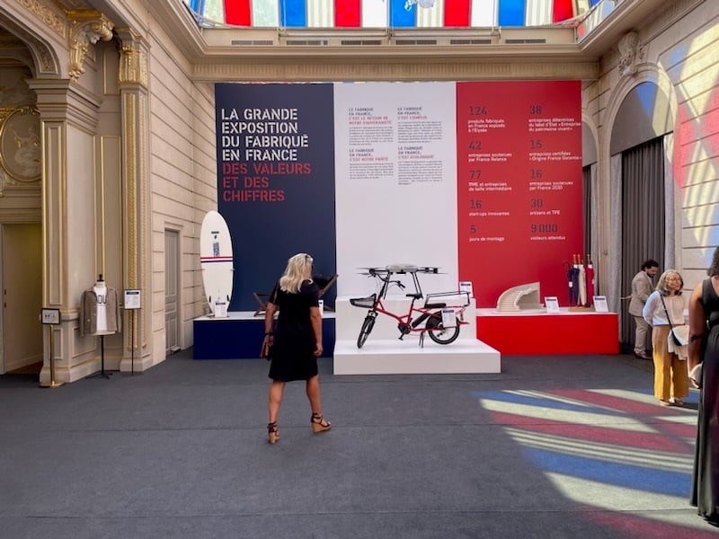 Le kiffy a trouvé sa place dans le hall de l'exposition du Fabriqué en France, qui s'est tenu au Palais de l'Elysée.