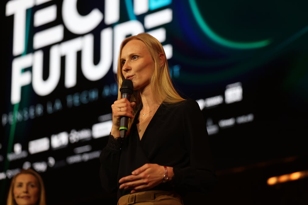 Aneta Ozieranska, cofondatrice et CEO d'Oligofeed, remporte le prix Start de Tech For Future 2024, le plus grand concours de startups de France, organisé par La Tribune.