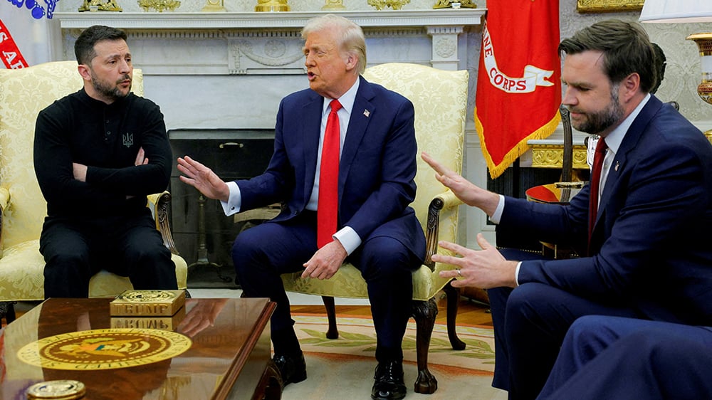 Donald Trump rencontre le président ukrainien Volodymyr Zelenskiy à la Maison Blanche à Washington