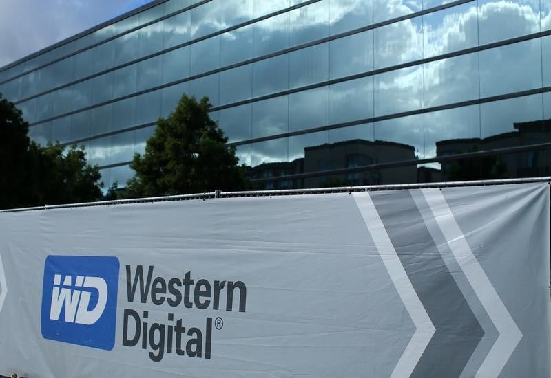 A western digital office building is shown in irvine, california