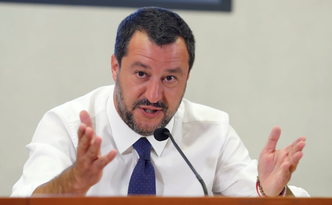 "fonds russes": matteo salvini s'exprimera au parlement