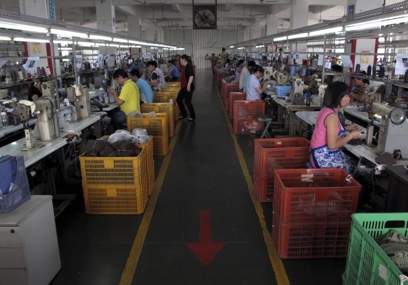 Le recul de la production manufacturiere en chine s'accelere