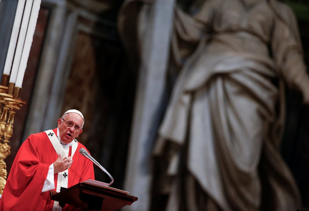 Le pape francois denonce la duplicite de certains etats en syrie