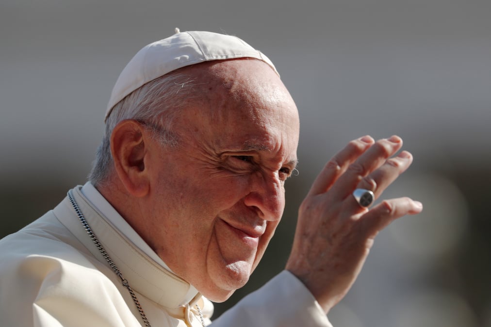 Le pape appelle a proteger les mers des dechets en plastique