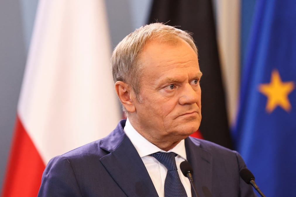 Le premier ministre polonais donald tusk