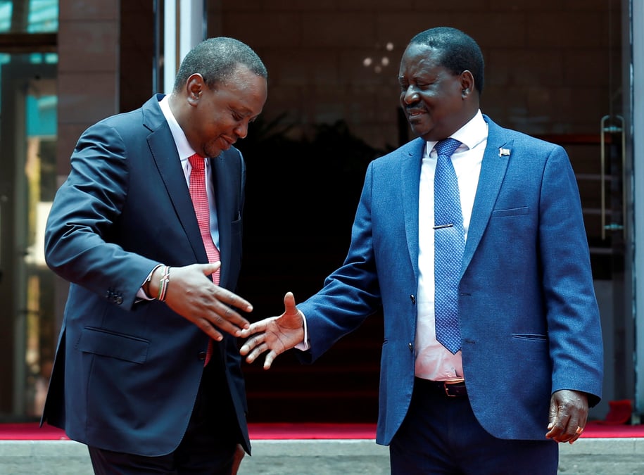 Le president kenyan et son principal opposant veulent se reconcilier