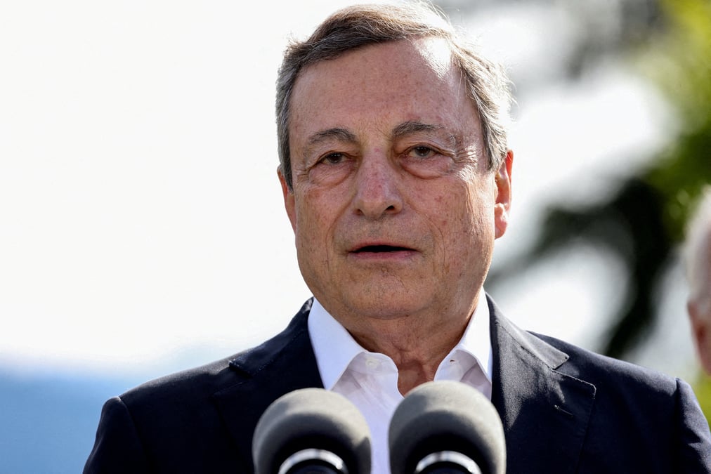 L'ancien Premier ministre italien, Mario Draghi.