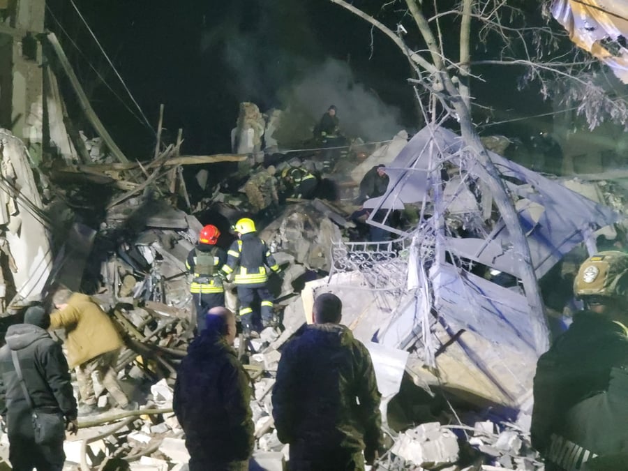 Consequence d'une frappe de missile russe a kramatorsk
