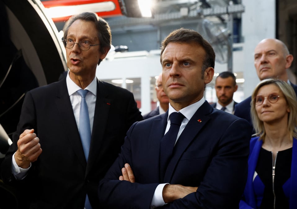 Macron, Safran, Aviation, Olivier Andries