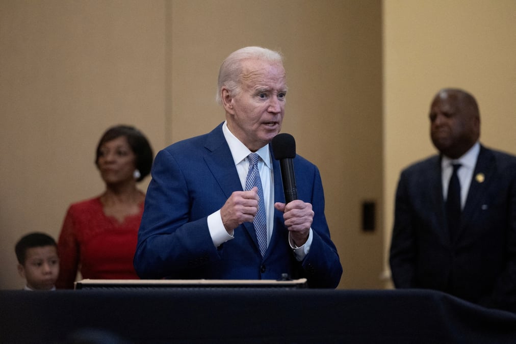 Le president americain joe biden