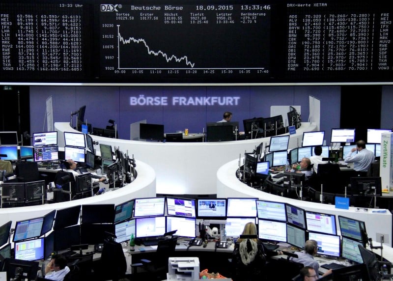 Net recul des bourses europeennes