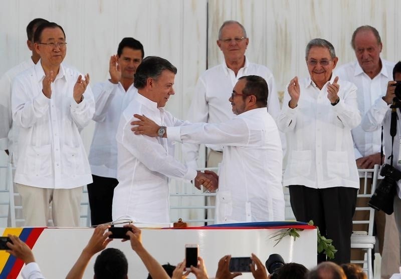 Les acteurs de la paix en colombie favoris du nobel de la paix