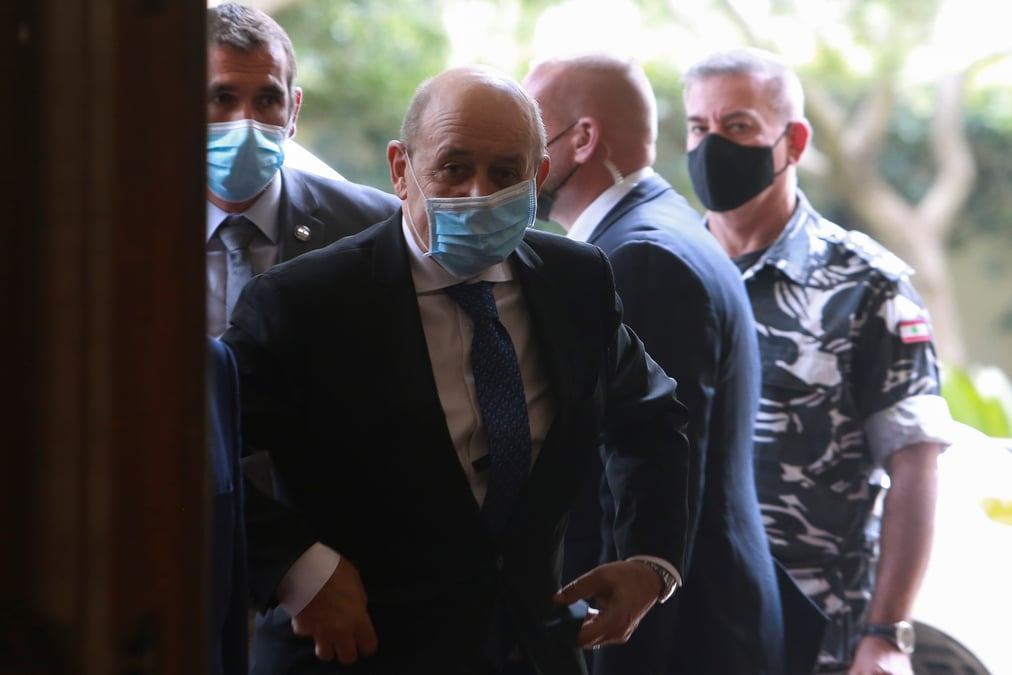 A beyrouth, le drian rencontre des dirigeants libanais pour sortir de la crise