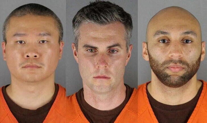 Usa: trois ex-policiers de minneapolis coupables d'avoir enfreint les droits de floyd