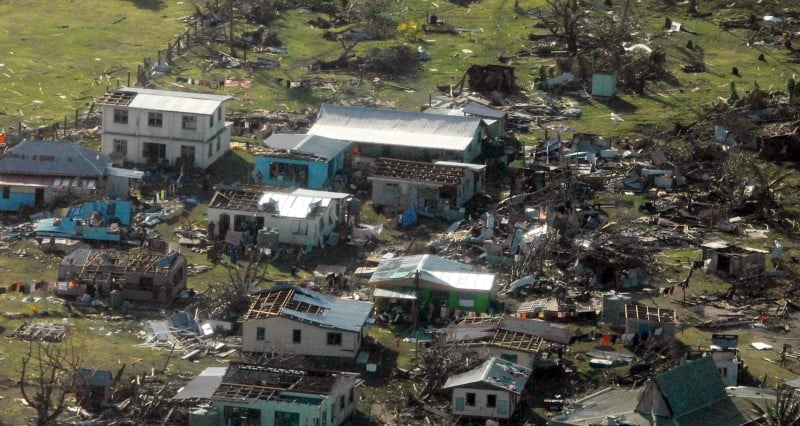 Les iles fidji balayees par un puissant cyclone, 17 morts