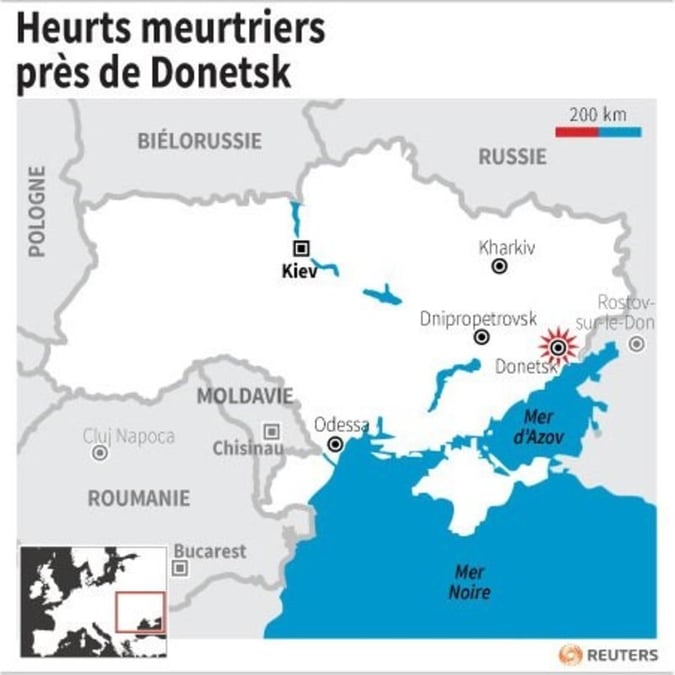 Heurts dans l'Est ukrainien à trois jours de la présidentielle