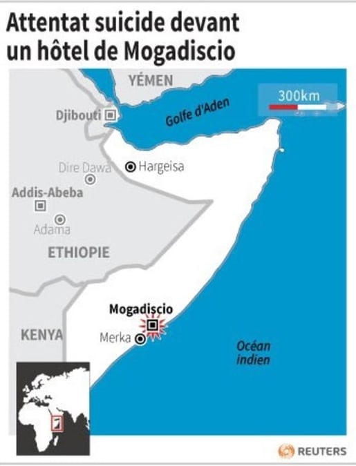 Attentat suicide devant un hotel de mogadiscio