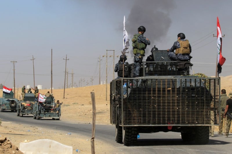 L'armee irakienne reprend des positions kurdes pres de mossoul