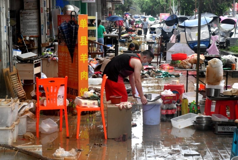 Chine: des inondations dans le sichuan provoquent l'evacuation de 80.000 personnes