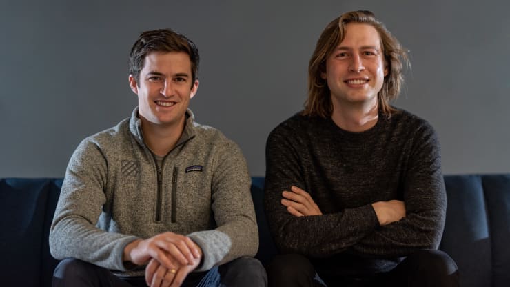 William Hockey et Zach Perret, les deux cofondateurs de Plaid.