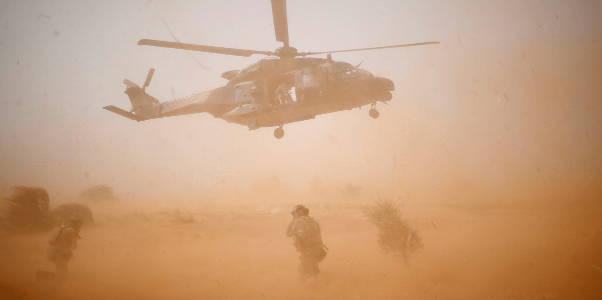 Opération Barkhane, armée française, Mali, terrorisme, Inaloglog, hélicoptère NH90 Caiman, militaire, Boko,