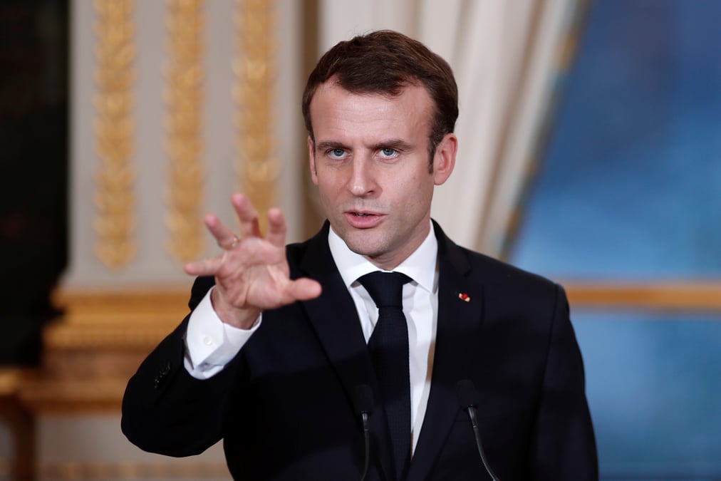 Syrie: macron a evoque la protection des kurdes avec poutine