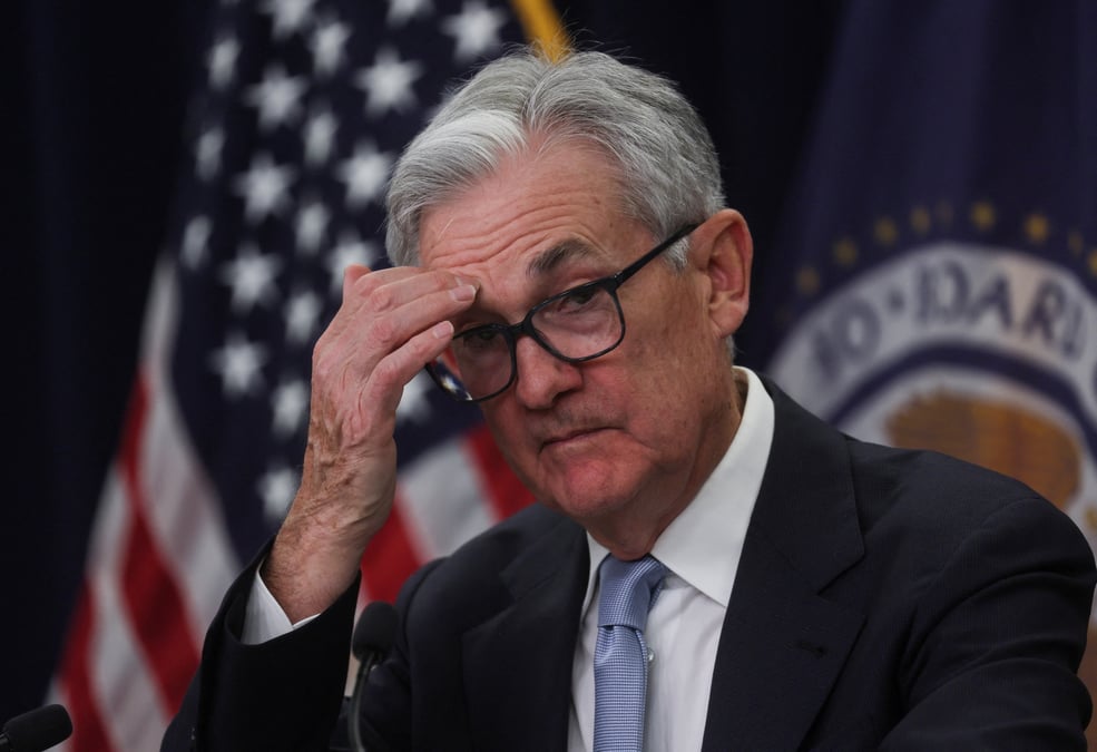 Photo d'archives du president de la reserve federale americaine (fed), jerome powell