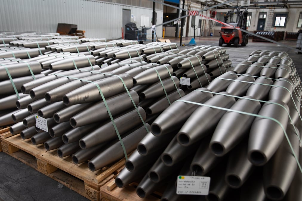 La production de corps creux d'obus doit monter en puissance au sein des Forges de Tarbes.
