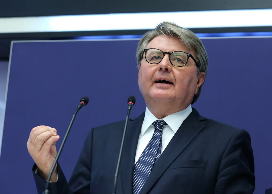 Le pdg de deutsche borse, theodor weimer