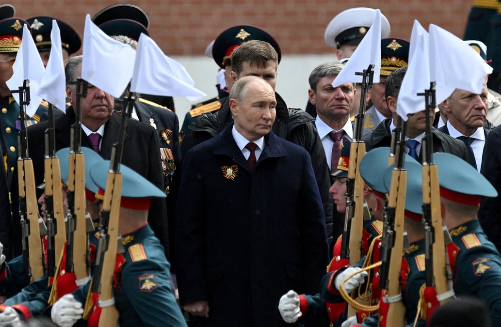 La russie celebre le jour de la victoire par un defile militaire a moscou