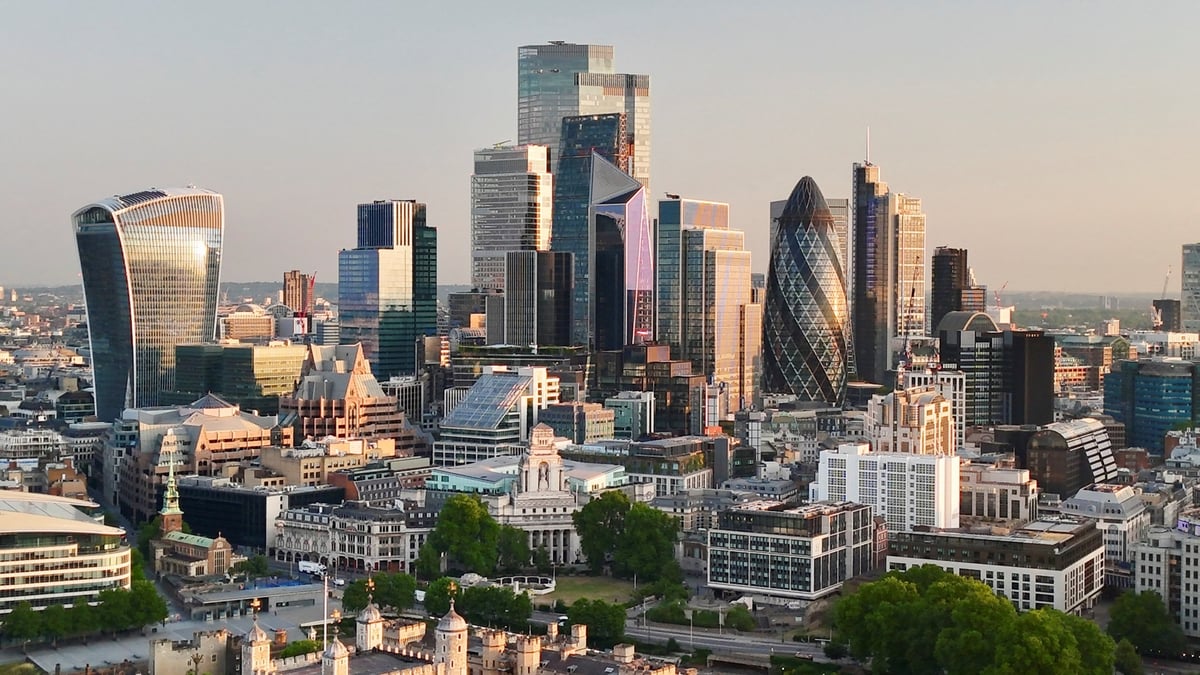 La City de Londres, le centre financier britannique.