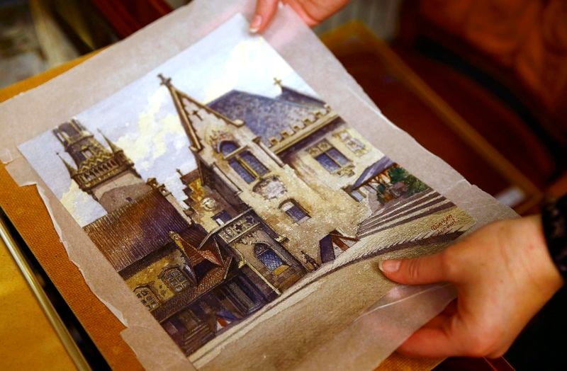 Une aquarelle d'Hitler vendue 130.000 euros aux enchères