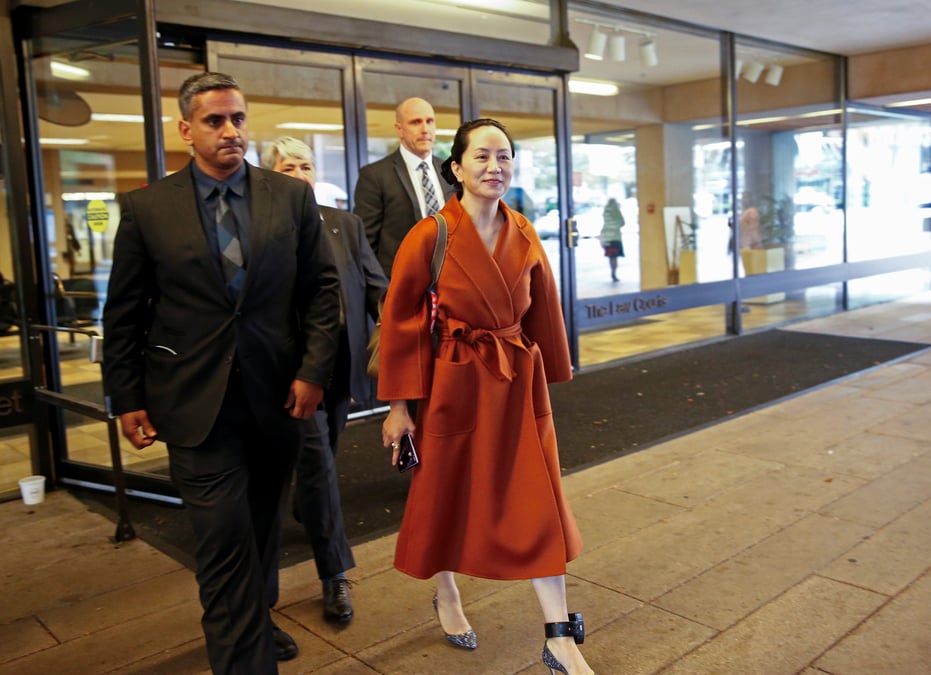 Huawei: audience a vancouver sur l'arrestation de meng wanzhou a l'aeroport