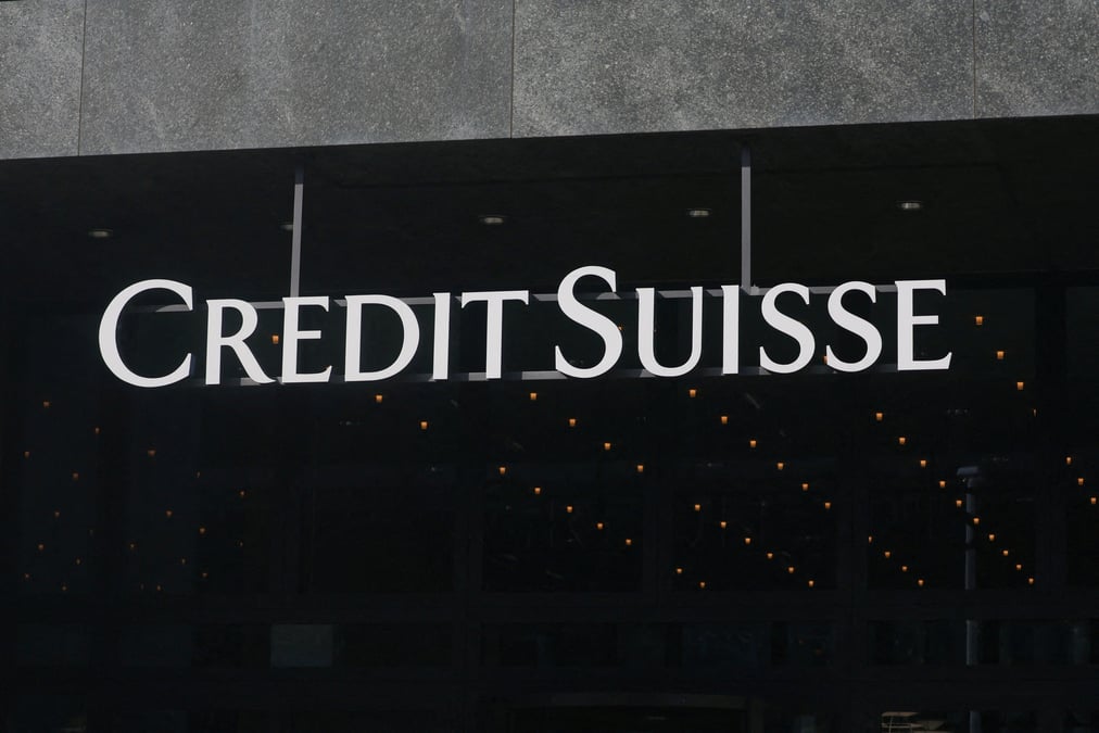 Le logo de credit suisse a zurich