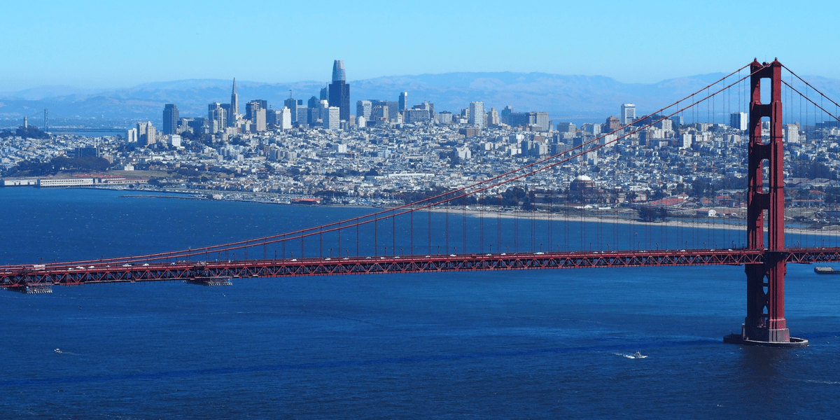 Le « Golden Gate » de San Francisco.
