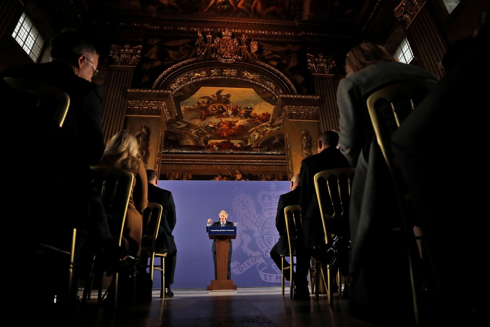 Le premier ministre britannique a aussi presente sa vision des choses