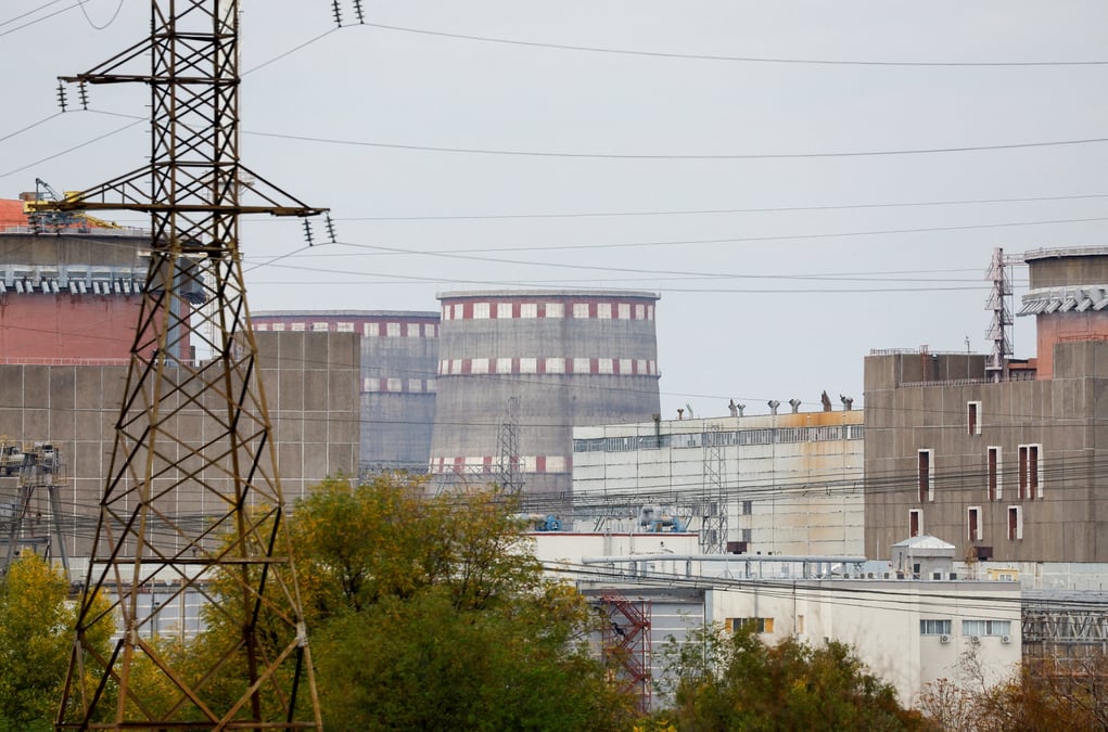 Photo d'archives de la centrale nucleaire de zaporijjia en ukraine
