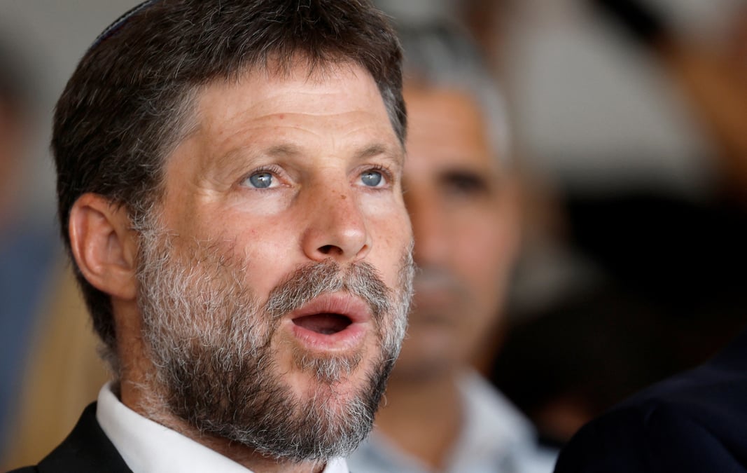 Le ministre des finances israelien bezalel smotrich