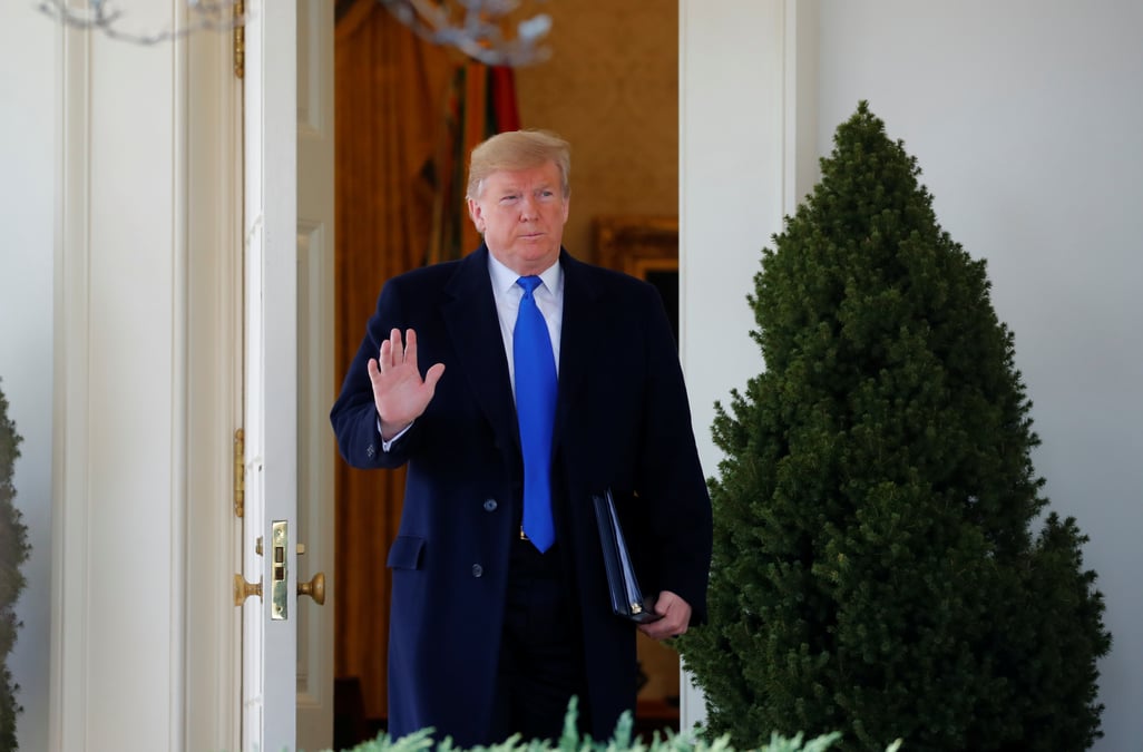 Trump confirme qu'il va decreter l'urgence nationale a la frontiere mexicaine